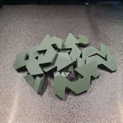 Shuriken Packing Puzzle - Đồ chơi xếp hình dạng phi tiêu