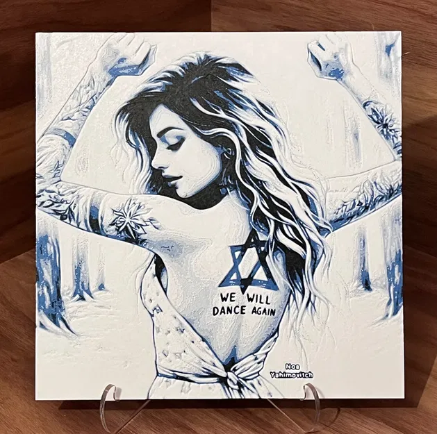 Chúng Ta Sẽ Lại Nhảy Múa - Tranh Filament Ủng Hộ Israel | אנחנו עוד נרקוד - Image 1