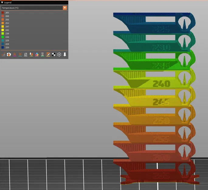 Tháp Nhiệt Độ Cho PLA, PLA PLUS, PETG Trên Prusa XL Có Input Shaper - Image 1