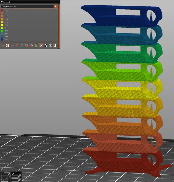 Tháp Nhiệt Độ Cho PLA, PLA PLUS, PETG Trên Prusa XL Có Input Shaper - Image 2