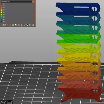 Tháp Nhiệt Độ Cho PLA, PLA PLUS, PETG Trên Prusa XL Có Input Shaper