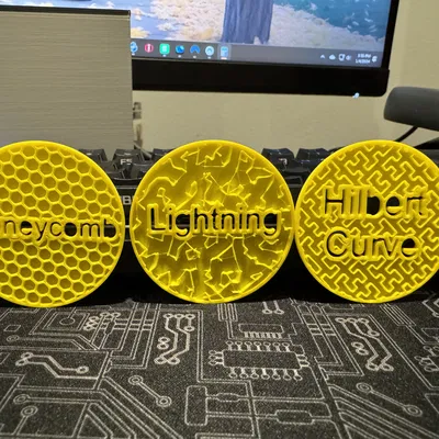 Bambu Lab Infill Swatches - Mẫu Thử Lõi In