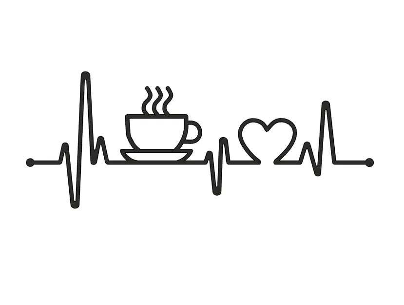 Biển "I Love Coffee" Để Bàn - Image 1