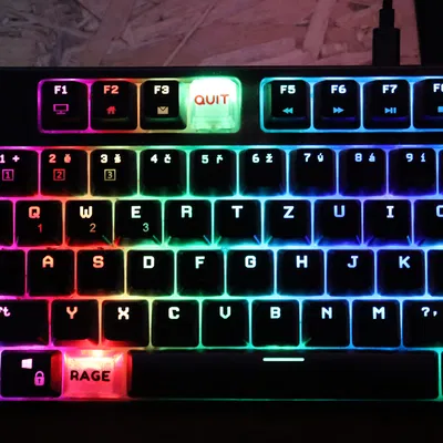 Nút Bấm "Rage Quit" Cherry MX
