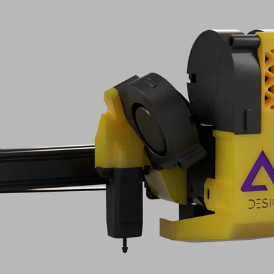 Ống dẫn khí làm mát AU cho Creality Sprite Extruder, 3 quạt 5015, Ender 3 S1/S1 Pro