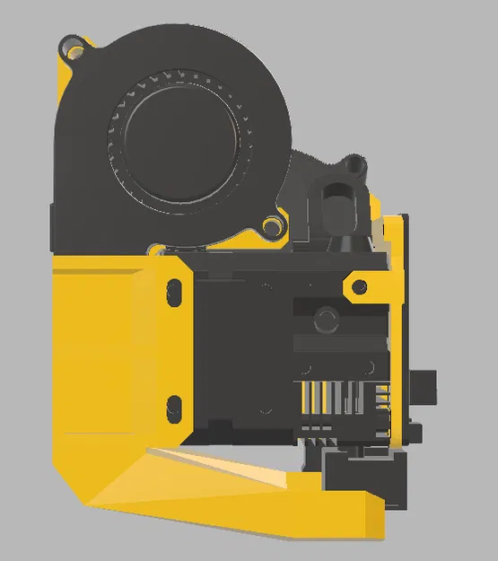 Ống dẫn khí làm mát AU cho Creality Sprite Extruder, 3 quạt 5015, Ender 3 S1/S1 Pro - Image 5