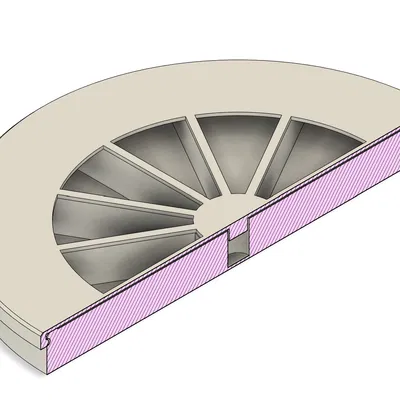 Hộp đựng đồ nhỏ hình tròn (kèm file Fusion360)