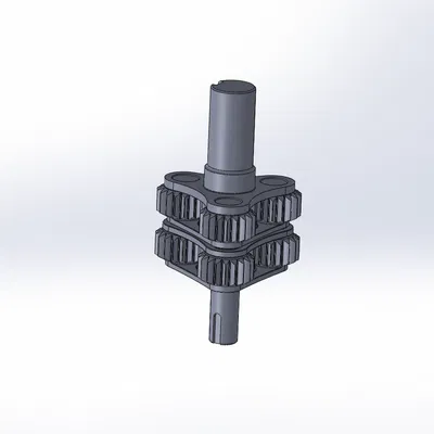 Mô hình Hộp số Hành tinh 2 Cấp