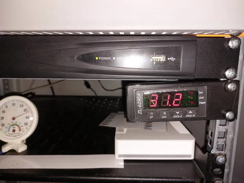 Giá đỡ tủ rack cho bộ điều nhiệt ZL-6290A - Image 2