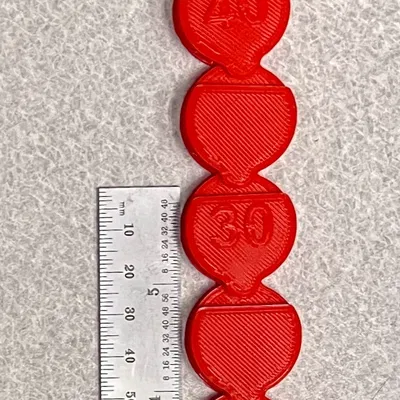 Thước Đo Tầm Xa Khớp Nối Cho Thảm Chiến Lưới 1 Inch