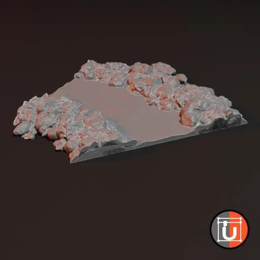 Mô hình Địa hình Sông 28mm - Image 3