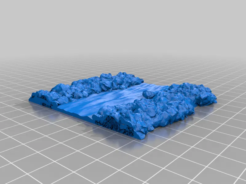 Mô hình Địa hình Sông 28mm - Image 21