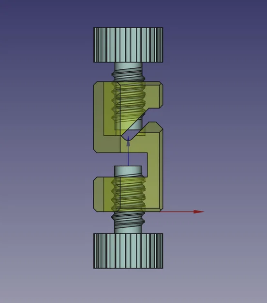 Kẹp Sợi Nhựa Hai Ốc Vít - Image 2