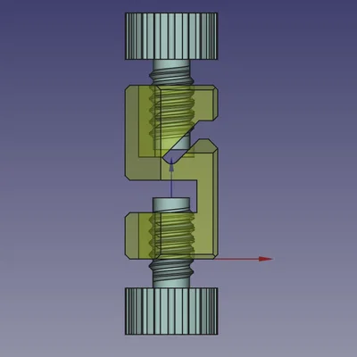 Kẹp Sợi Nhựa Hai Ốc Vít