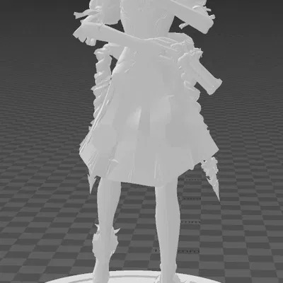 Mô hình Amiibo Arch-Eve Origin/ Bayonetta 3 do fan làm