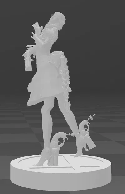 Mô hình Amiibo Arch-Eve Origin/ Bayonetta 3 do fan làm - Image 3