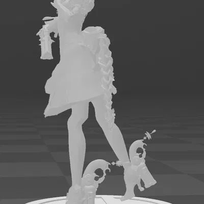 Mô hình Amiibo Arch-Eve Origin/ Bayonetta 3 do fan làm