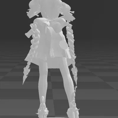 Mô hình Amiibo Arch-Eve Origin/ Bayonetta 3 do fan làm