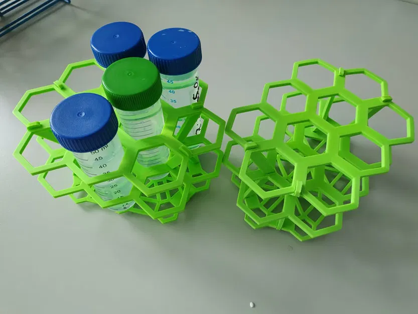 Giá Đỡ Ống Nghiệm 50ml In Hoàn Toàn Có Thể Ghép Nối - Image 1