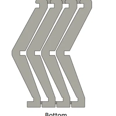 Giá Đỡ Ống Nghiệm 50ml In Hoàn Toàn Có Thể Ghép Nối