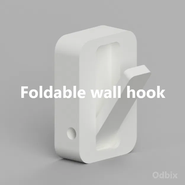 Móc treo tường nhỏ có thể gấp lại bằng nam châm - Image 1