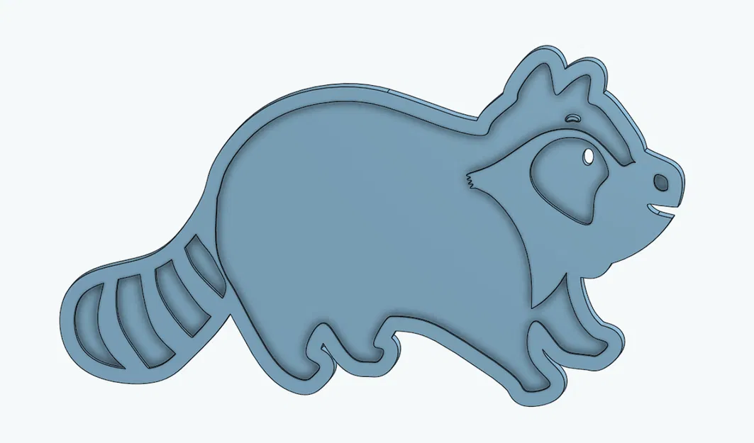 Raccoon nhiều màu dễ thương với móc khóa - Image 4