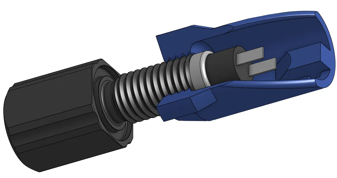 Chụp bảo vệ chống tuột dây cho switch Blue Robotics - Image 3