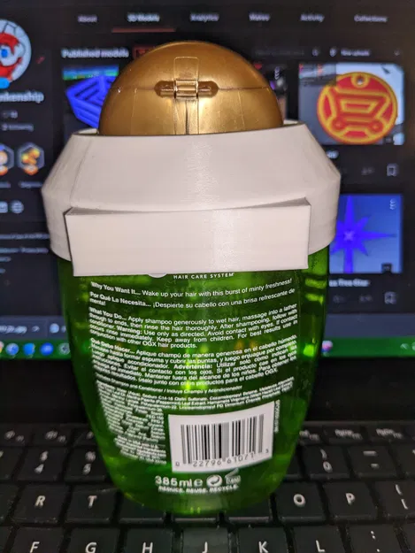 Người giữ dầu gội bạc Ogx Teatree Mint - Image 3