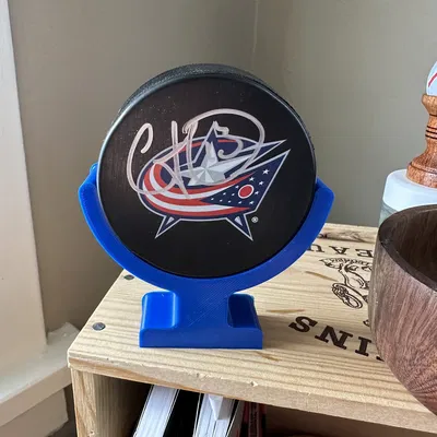 Chân Đế Trưng Bày Puck Khúc Côn Cầu