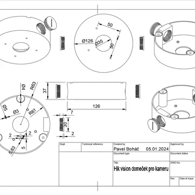 Hộp Camera Dome Hikvision