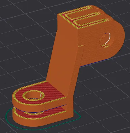 Bộ điều hợp bên mũ bảo hiểm GoPro - Image 1