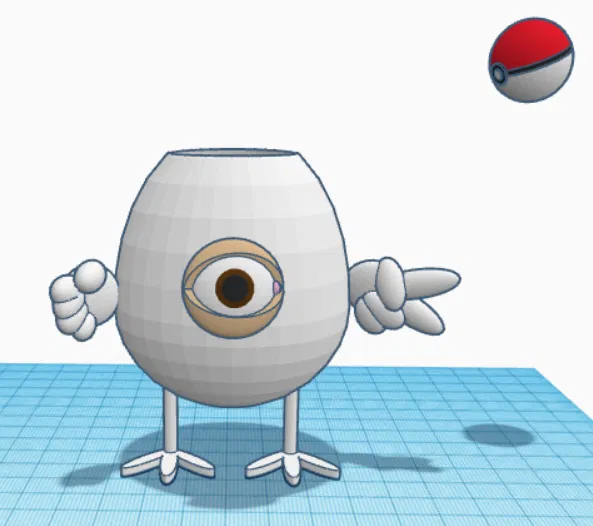 Hộp đựng trứng kỳ lạ có Poké Ball (cần supports) - Image 1