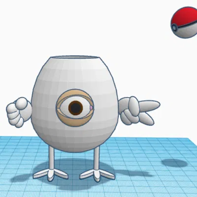 Hộp đựng trứng kỳ lạ có Poké Ball (cần supports)
