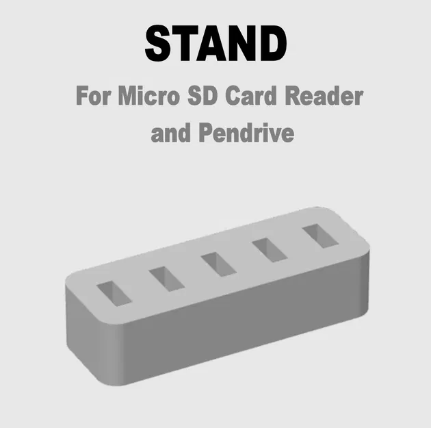 Đế Dựng Đầu Đọc Thẻ Nhớ Micro SD và USB - Image 1