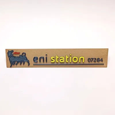 Máy tính để bàn logo của trạm ENI