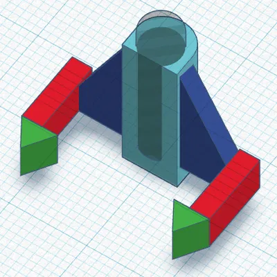 Kẹp Khóa Móc Bảng Treo Đồ V1.2