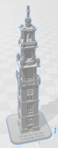 Mô Hình Tháp Westerkerk Amsterdam - Image 3