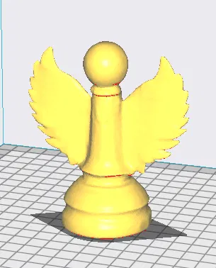 Quân cờ hình thiên thần trắng - Image 1