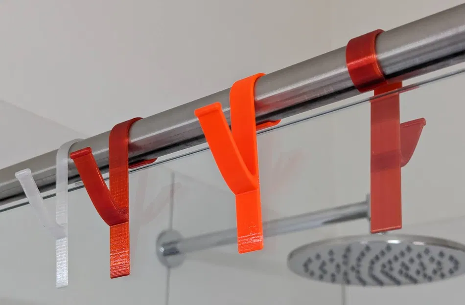 Móc treo và giữ khăn cho máy sưởi, phòng tắm, hồ bơi - cả cho gạt kính phòng tắm - Image 2