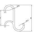 Giá Đỡ Khăn Tắm Gắn Ống Tản Nhiệt - Thumbnail 2
