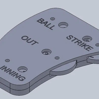 Dụng Cụ Đếm Cho Trọng Tài Baseball