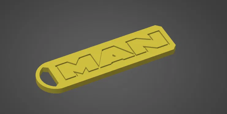 Móc khóa xe tải MAN - Image 1