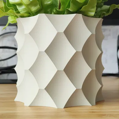 Chậu cây và Chậu hoa "Anti Quilted" - Thiết kế chế độ Vase
