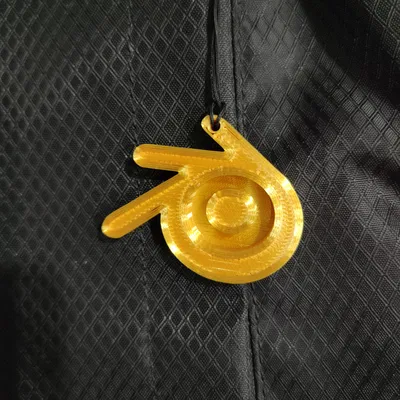 Móc Khóa/Charm Túi Logo Blender 3D