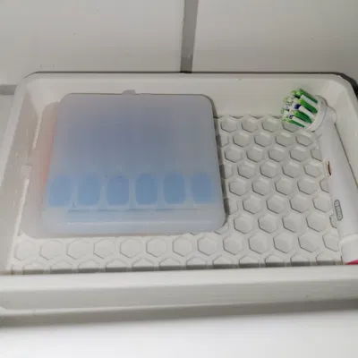 Khay phòng tắm đơn giản mà đẹp