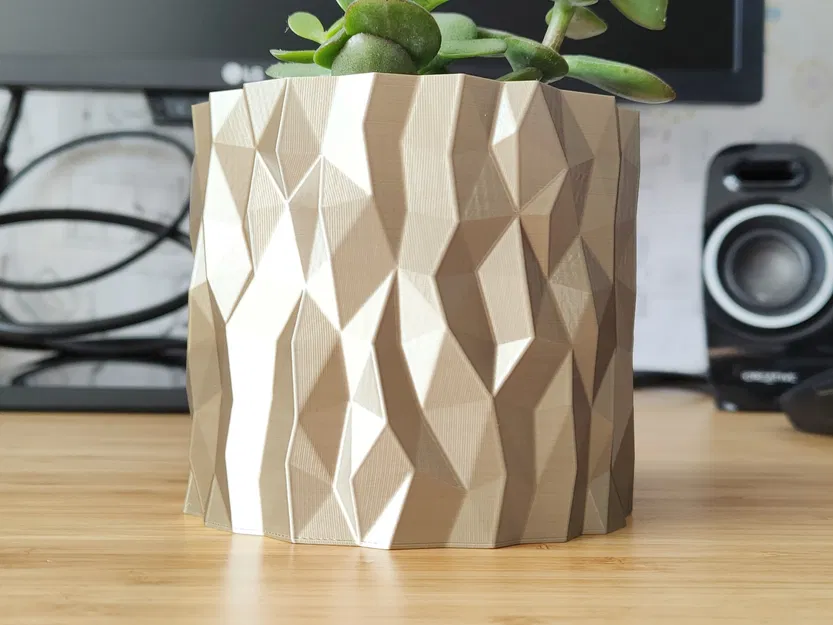 Chậu hoa "Gương Vỡ" và Khay Cắm Hoa - Thiết kế chế độ Vase Mode - Image 1