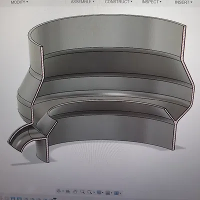 Bộ hứng nước ngưng tụ cho ống hút mùi nhà bếp 150mm