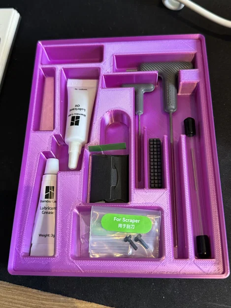 Hộp đựng dụng cụ và hướng dẫn Bambu Lab A1 theo chuẩn Gridfinity - Image 1