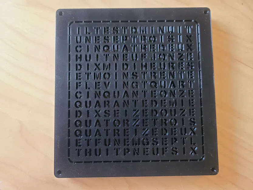 Đồng hồ chữ (tiếng Pháp) - Image 4