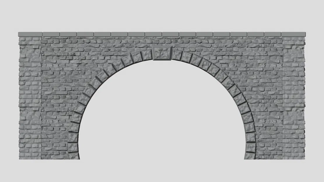 Cổng Hầm (Tunnel Portal) Cho Mô Hình HO/OO - Image 1